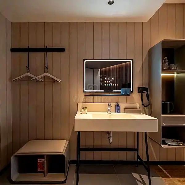 Custom Bathroom Mirror TV for High-End Projects